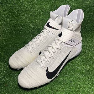 Men's Nike Alpha Menace Elite 2 D P Football Cleats White CI1530-100 Size 14 New